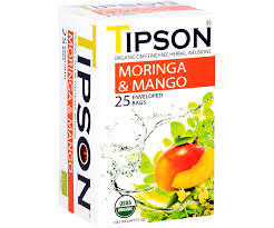té tipson moringa & mango 25 enveloped bags