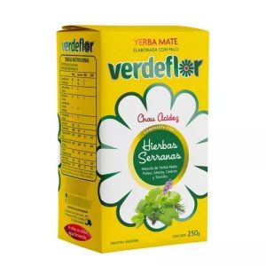 yerba mate verde flor hierbas serranas