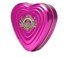 té verde basilur "forever happiness" (20gr lata en forma de corazón)